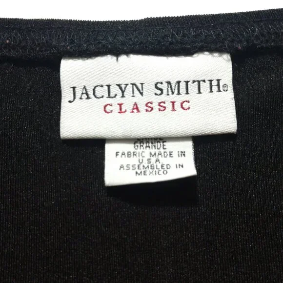 Jaclyn Smith Classic Women's Black Nylon Skirt L Large - Picture 5 of 6